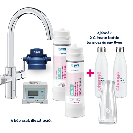 BWT AQA drink Pure 2.0 szett + 2 MP200+2 climate bottle